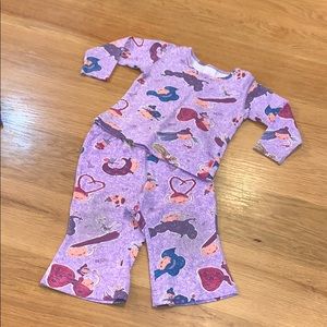OILILY~Size 9-12m Beauty Shop~Soft Shirt Top & Cozy Pants ~Baby Girl ~
